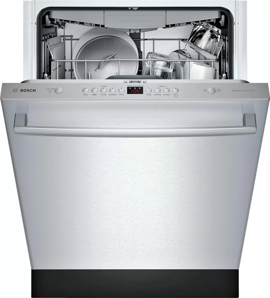 Bosch 24 100 Series Stainless Steel Built-In Dishwasher