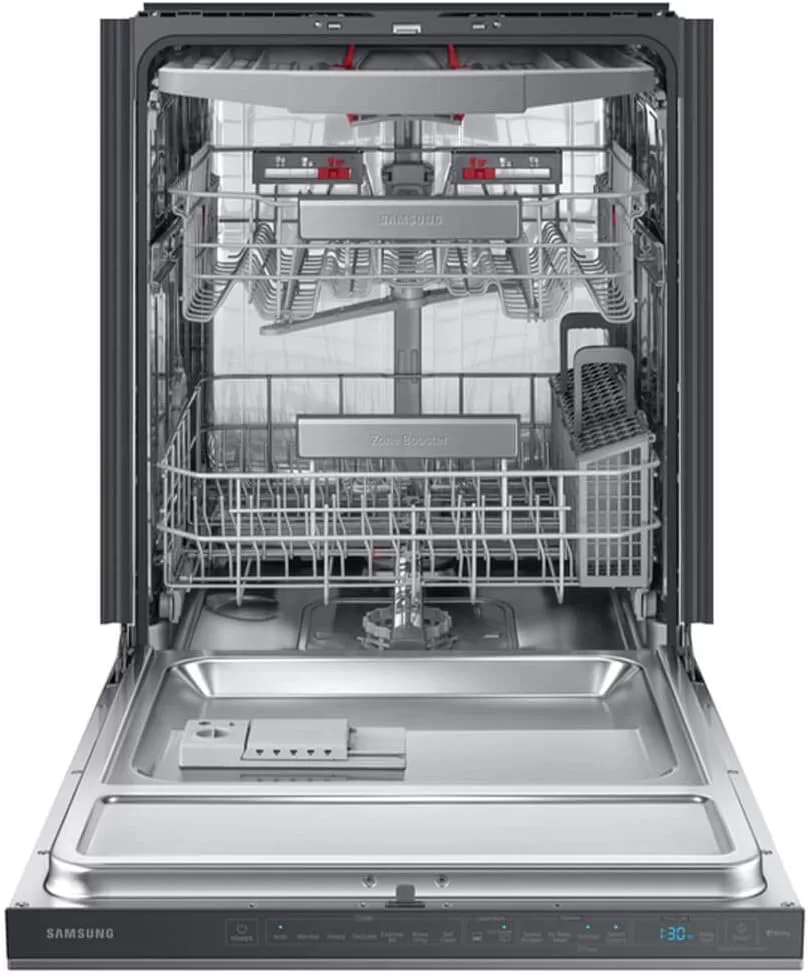 SAMSUNG DW80R9950UG Smart Linear Wash 39dBA Dishwasher in Black Stainless Steel