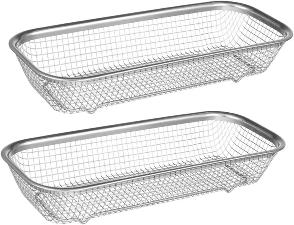10 Pcs Dishwasher Basket Cutlery Tray Small Kitchen Utensil Holder Tableware Basket Dishwasher Silverware Tray Flatware Drainer Drying Rack Cutlery Spoon Stainless Steel Baby Metal