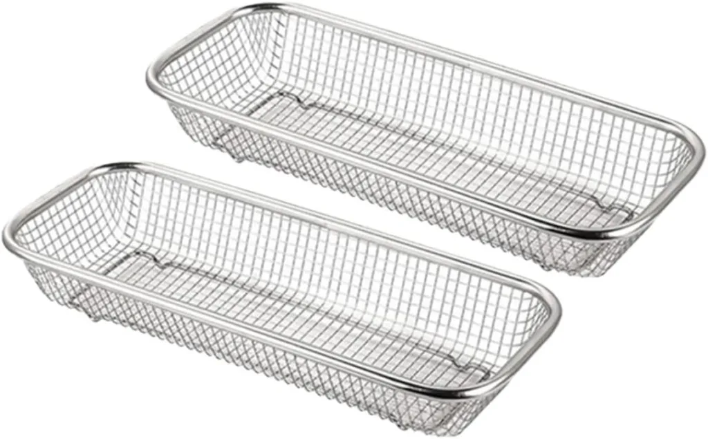 6 Pcs Dishwasher Basket Stainless Steel Cooling Rack Stuff Items Flatware Drying Rack Kitchen Utensil Holder Bottle Storage Dishwasher Chopsticks Holder Metal Baby Organizer