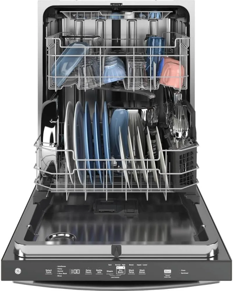 GE GDT650SYVFS 47 dBA Stainless Steel Top Control Dishwasher