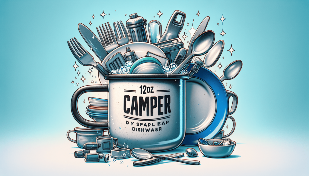Worlds Okayest Dishwasher - 12oz Unique Funny Stainless Steel Enamel Camper Mug for Dishwasher